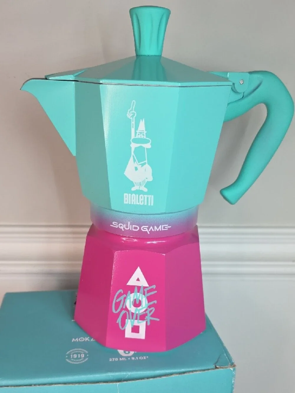 Squid Game Moka Express 6-Cup Espresso Maker